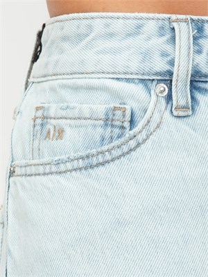 Jeans da donna Armani Exchange boyfriend in cotone rigido effetto used in DONNA