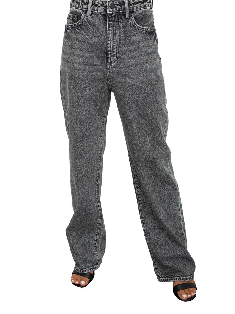 Jeans donna Armani Exchange modello relaxed fit in denim nero