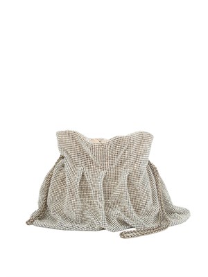 Borsa a mano Toronto di Twenty Fourhaitch modello a sacchetto in cristalli argento in DONNA