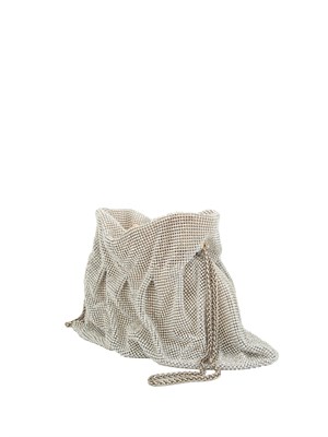 Borsa a mano Toronto di Twenty Fourhaitch modello a sacchetto in cristalli argento in DONNA