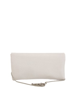 Maxi pochette Saturno di Twenty Fourhaitch in tessuto diamantato con patta e fibbia in DONNA