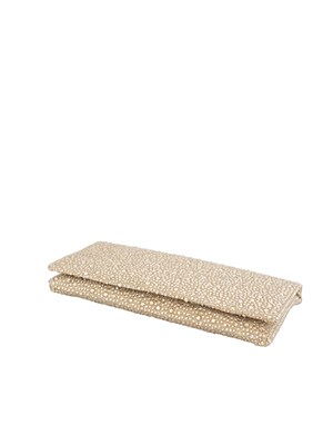 Pochette Siria di Twenty Fourhaitch con mini cristalli oro e tracolla removibile in DONNA