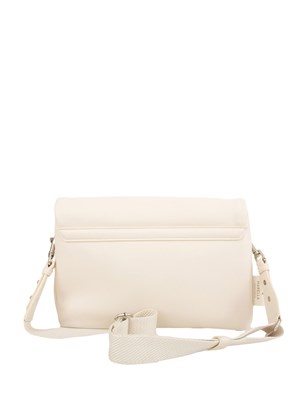 Borsa donna Marella in tessuto spalmato bianco con finish martellato in DONNA