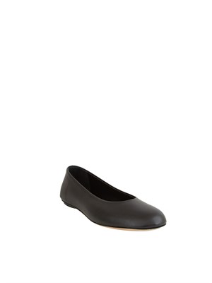 Ballerina flat Max Mara in nappa nera in DONNA