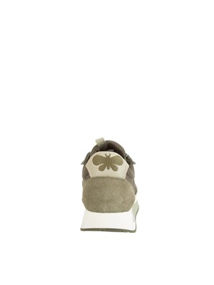 Sneaker donna Max Mara Weekend in nylon e pelle scamosciata verde in DONNA