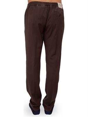 PANTALONE CASUAL BERWICH MARRONE in UOMO