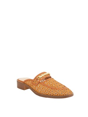 Mules Twinset in rafia e pelle sintetica in DONNA