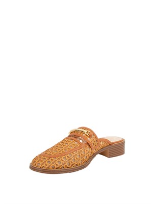 Mules Twinset in rafia e pelle sintetica in DONNA