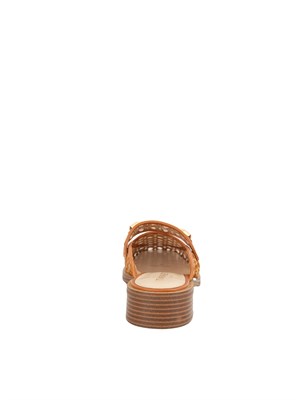 Mules Twinset in rafia e pelle sintetica in DONNA