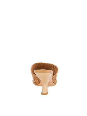 Sandali Twinset beige mules con intrecci in DONNA