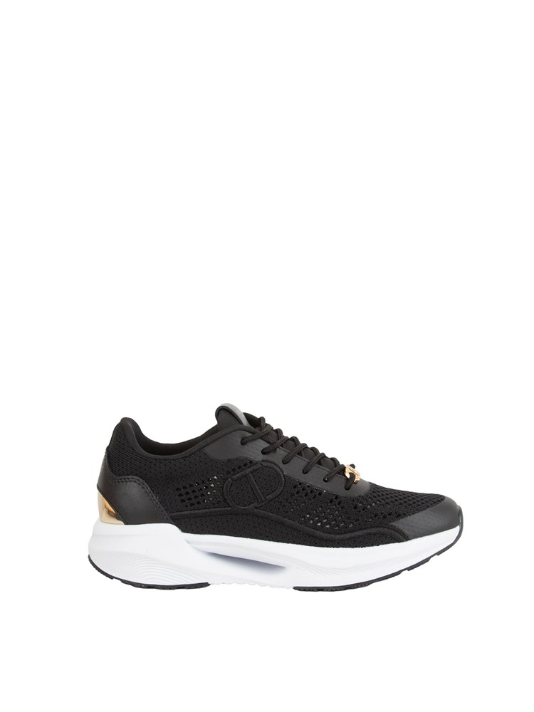 Sneakers Twinset in mesh nero