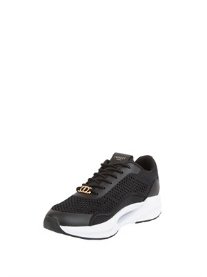Sneakers Twinset in mesh nero in DONNA