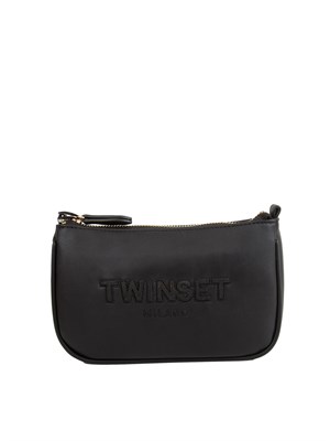 Borsetat nera Twinset con catena e manico removibile in DONNA