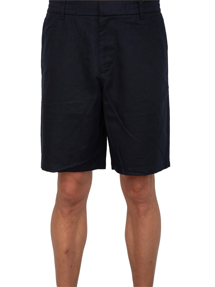 Bermuda Armani Exchange blu in misto lino