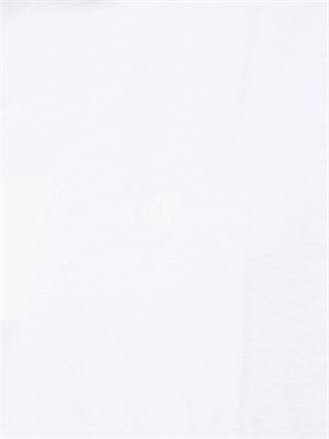Polo uomo Calvin Klein in cotone interlock bianco in UOMO