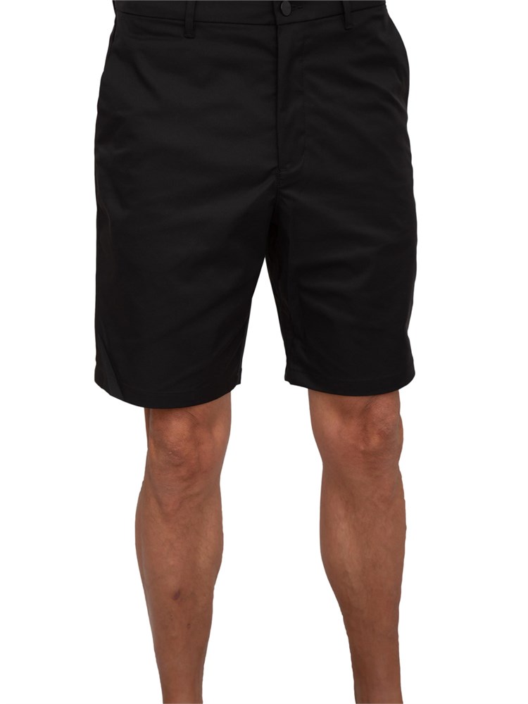 Bermuda uomo Calvin Klein in twill di cotone nero