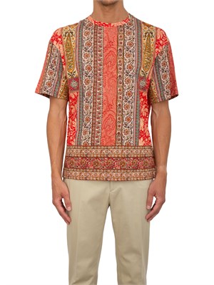 T-shirt Etro in cotone stampata in UOMO