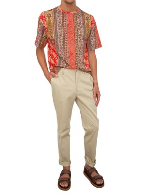T-shirt Etro in cotone stampata in UOMO