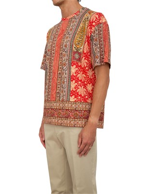 T-shirt Etro in cotone stampata in UOMO