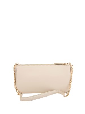 Borsa tracolla Twinset effetto pelle di vitello nappato avorio in DONNA