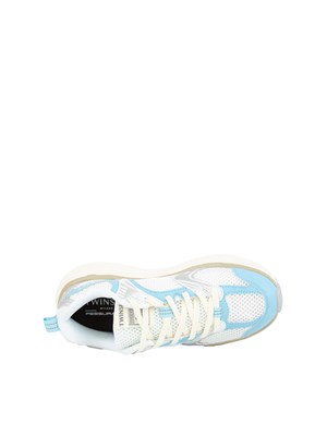 Sneakers running celesti Twinset in partnership con Fessura in DONNA