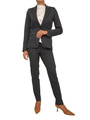 Pantaloni Emme Marella in tessuto stretch grigio in DONNA