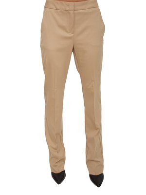 Pantaloni Emme Marella in misto lana stretch cammello in DONNA