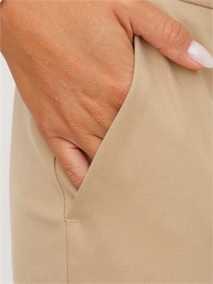 Pantaloni Emme Marella in misto lana stretch cammello in DONNA