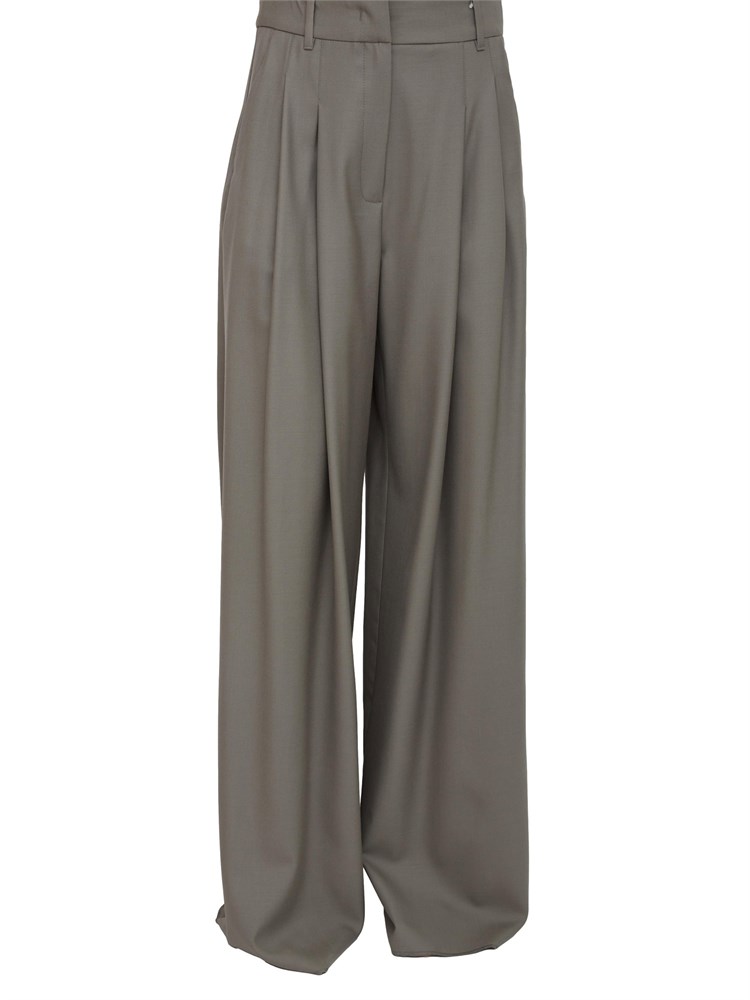 Pantaloni verdi Marella modello palazzo