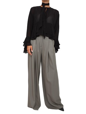 Pantaloni verdi Marella modello palazzo in DONNA