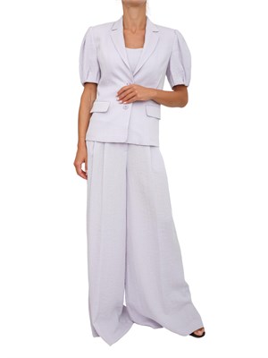 Giacca maniche corte Twinset in cotone lilla in DONNA