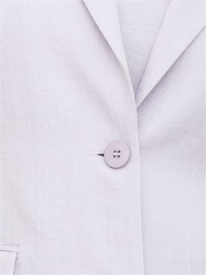 Giacca maniche corte Twinset in cotone lilla in DONNA