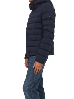 Piumino blu Peuterey in tela stretch in UOMO