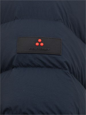 Piumino blu Peuterey in tela stretch in UOMO