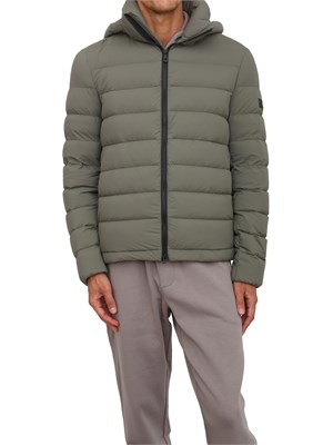 Piumino verde Peuterey in tela stretch in UOMO