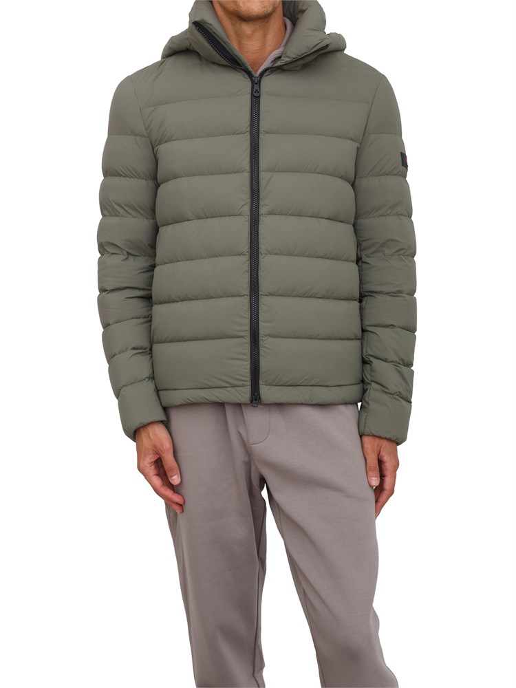 Piumino verde Peuterey in tela stretch