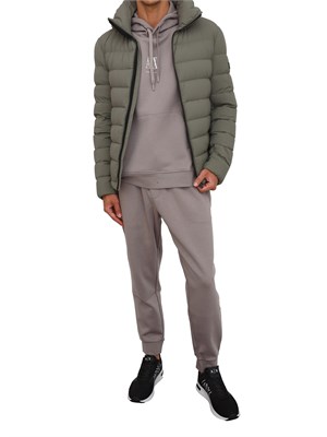 Piumino verde Peuterey in tela stretch in UOMO