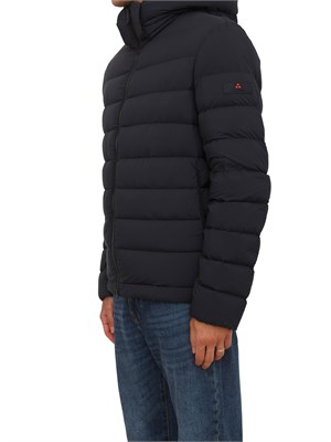 Piumino nero Peuterey in tela stretch in UOMO