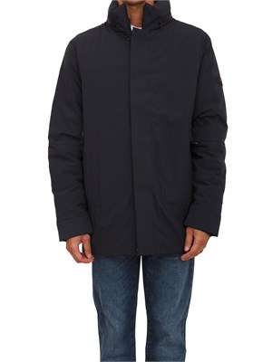 Giacca stretch nero Peuterey con cappuccio estraibile in UOMO