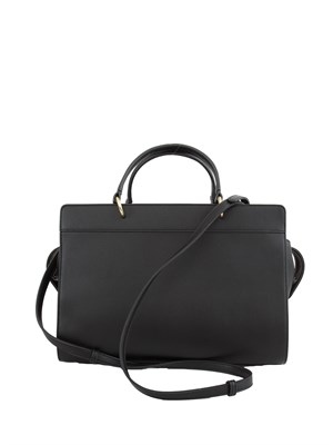 Borsa Armani Exchange in ecopelle nera in DONNA
