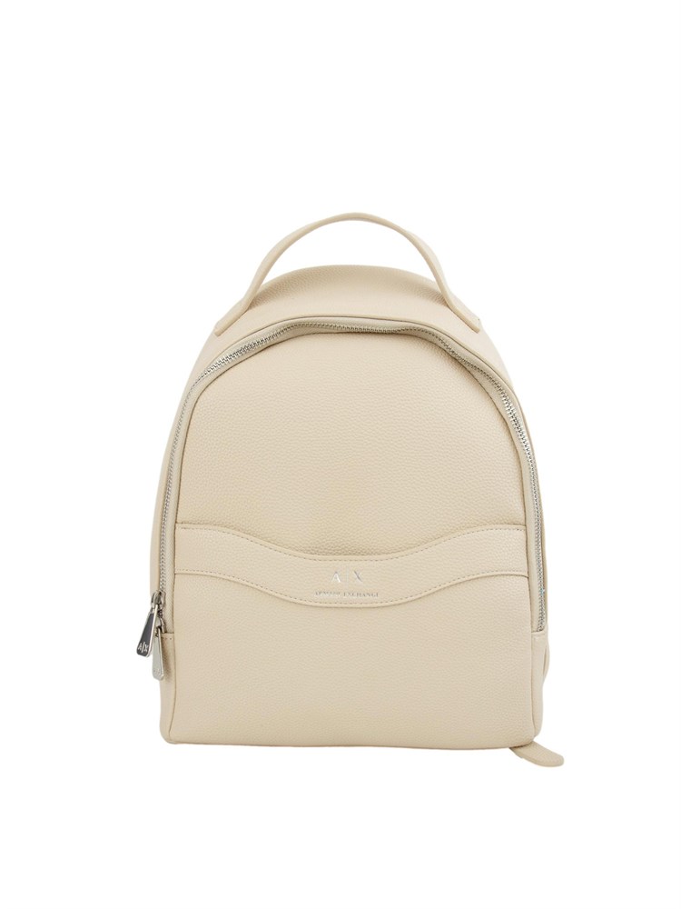 Zaino Armani Exchange in ecopelle avorio