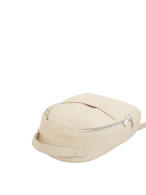 Zaino Armani Exchange in ecopelle avorio in DONNA