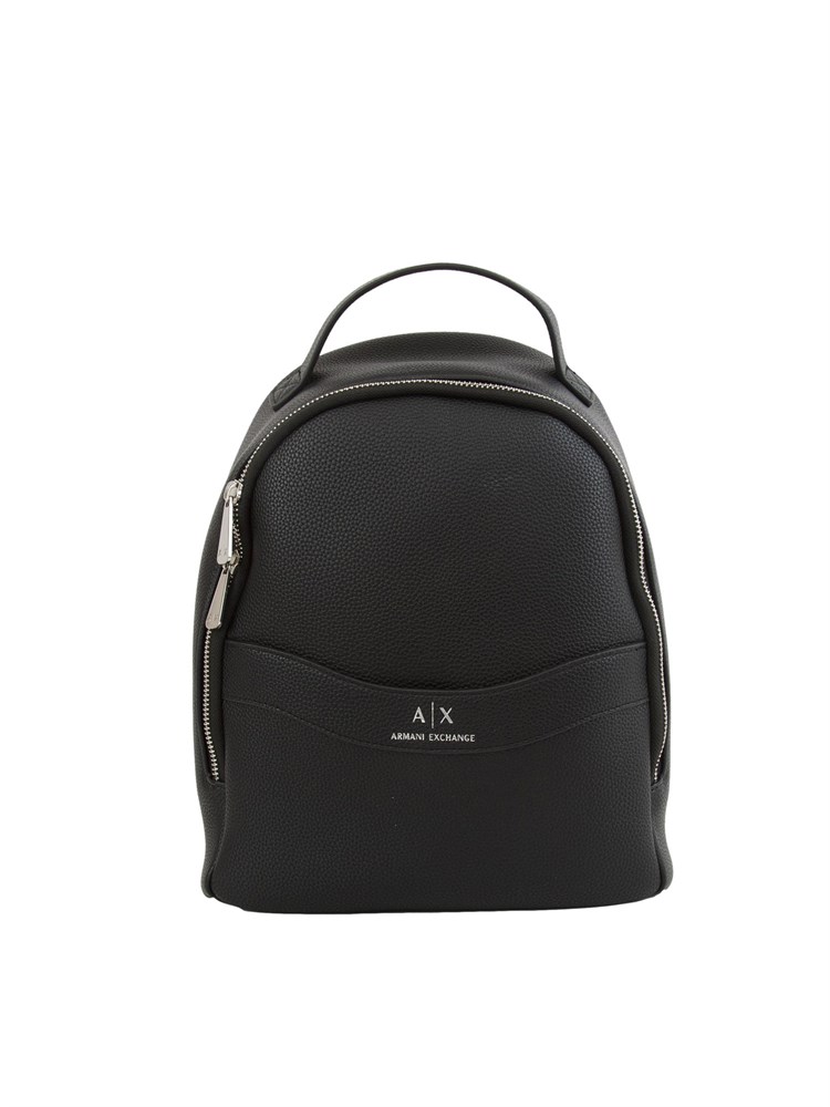 Zaino Armani Exchange in ecopelle nero