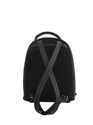 Zaino Armani Exchange in ecopelle nero in DONNA