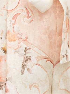 Shorts Twinset in lino stampato in DONNA