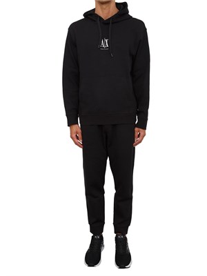 Pantalone tuta nero Armani Exchange in UOMO