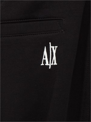 Pantalone tuta nero Armani Exchange in UOMO
