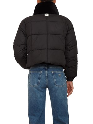 Piumino over Fracomina nero con zip centrale in DONNA