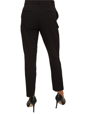 Pantaloni donna Fracomina in tessuto nero in DONNA