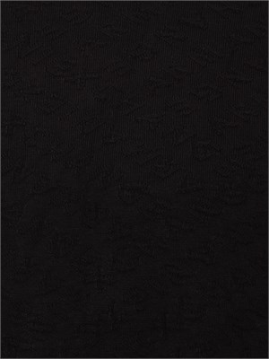 Maglione girocollo nero Armani Exchange in misto viscosa in UOMO